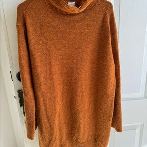 Oversized Cozy Rust Sweater